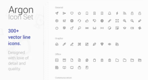 Marketing page template with modern graphics from EpicPxls