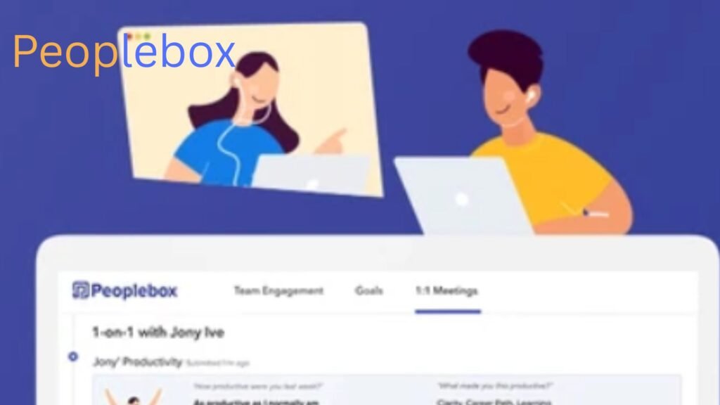 Peoplebox dashboard showing employee engagement analytics