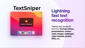 Alt text: “TextSniper OCR app extracting text from image on macOS screen”