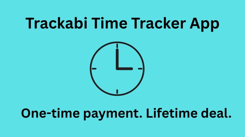 Screenshot of Trackabi dashboard showing time tracking and employee monitoring