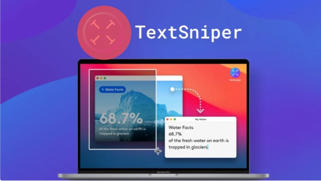Alt text: “TextSniper OCR app extracting text from image on macOS screen”