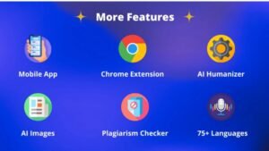 Writecream platform displaying SEO research, content writing, and marketing tools