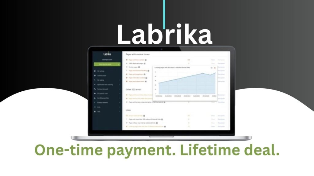 Labrika AI-powered SEO dashboard screenshot