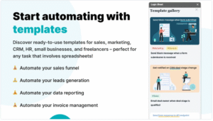 Dashboard showing Logic Sheet AI automation inside Google Sheets