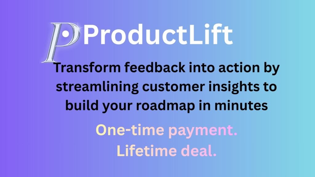 Dashboard showing ProductLift organizing customer feedback into prioritized ideas and a clear product roadmap.