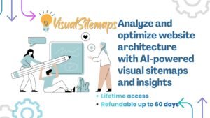 “Visual sitemap showing website pages arranged in a clear hierarchy.”
