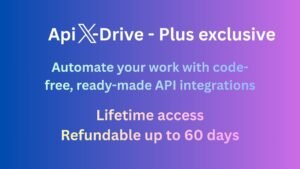 Dashboard view of ApiX-Drive showing automated workflows