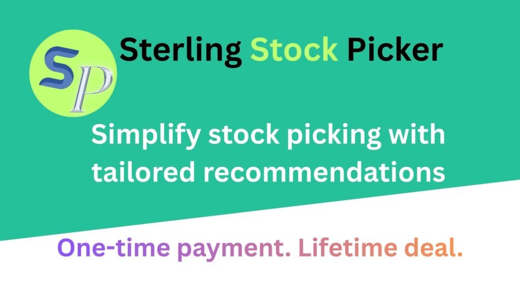 Sterling Stock Picker dashboard showing personalized stock recommendations