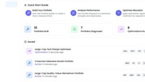 AI-powered market research dashboard showing real-time stock rankings and insights kavout