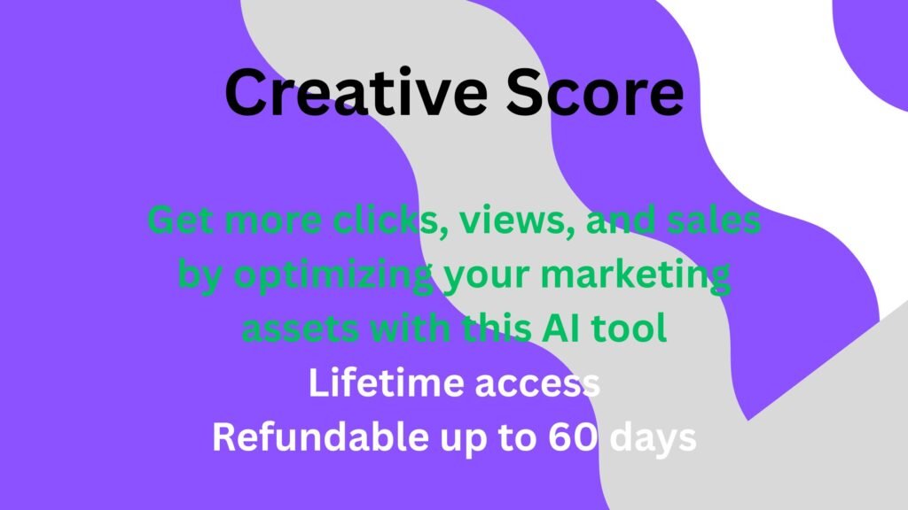 AI-powered creative score tool analyzing marketing assets to improve clicks, engagement, and conversions.