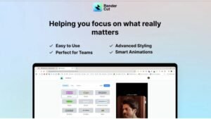 Video with clean, stylish subtitles created using RenderCut.