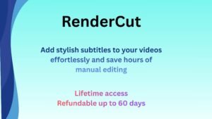 Video with clean, stylish subtitles created using RenderCut.