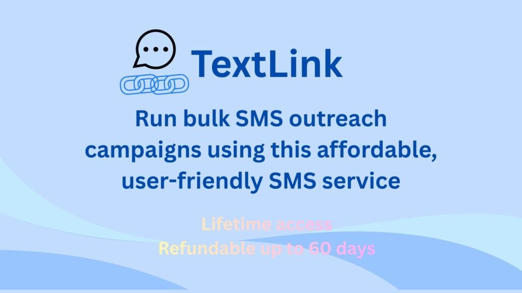 Dashboard view of TextLink bulk SMS platform showing contact lists, message editor, and campaign send button for mass text marketing campaigns.