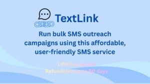 Dashboard view of TextLink bulk SMS platform showing contact lists, message editor, and campaign send button for mass text marketing campaigns.
