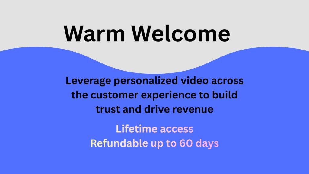 Sales team sending a custom video to a lead