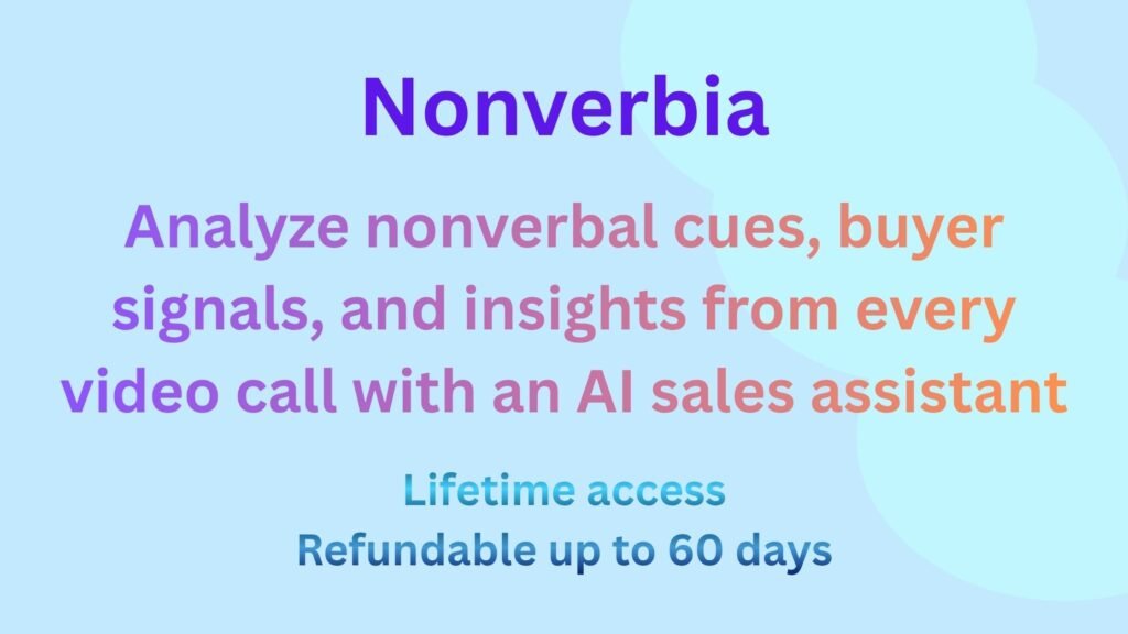 AI sales assistant analyzing nonverbal cues and buyer signals during a video sales call