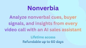 AI sales assistant analyzing nonverbal cues and buyer signals during a video sales call