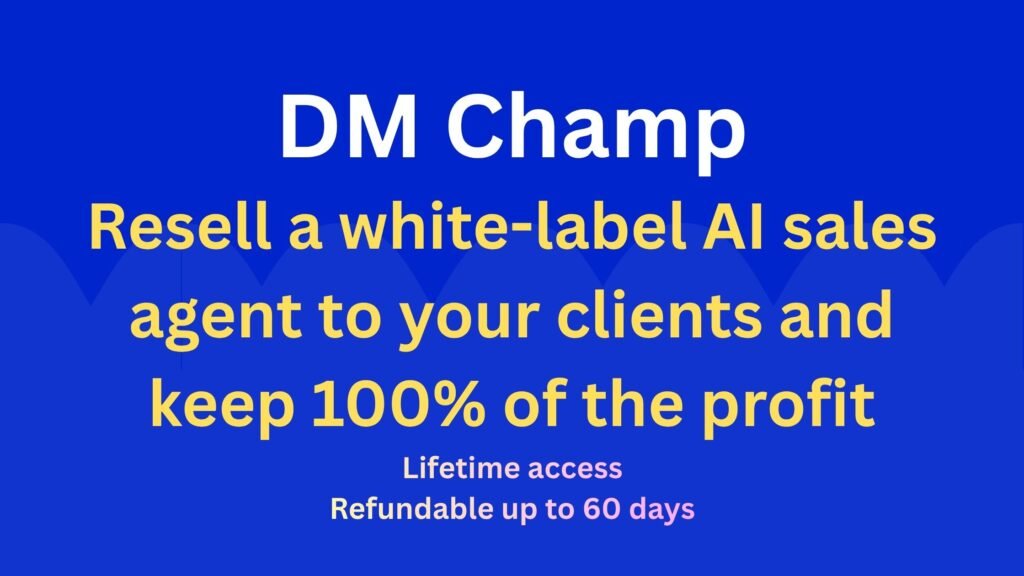 White-label AI sales agent dashboard showing automated chat replies, lead capture, and sales conversion analytics for resellers