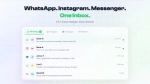 White-label AI sales agent dashboard showing automated chat replies, lead capture, and sales conversion analytics for resellers