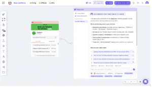 Poppy AI dashboard showing how users can turn YouTube videos, PDFs, and voice notes into on-brand scripts, emails, and social media content using AI.
