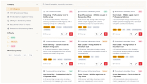 Prompt Architects dashboard showing AI prompt templates for ChatGPT, Gemini, and Claude, with tools for text, image, and video prompt creation.